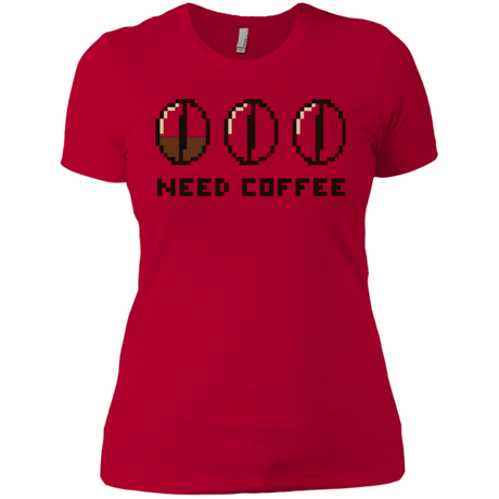 T-Shirts Red / X-Small Need Coffee Women's Premium T-Shirt