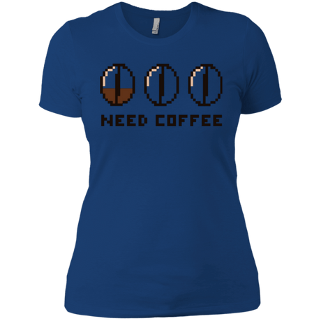 T-Shirts Royal / X-Small Need Coffee Women's Premium T-Shirt