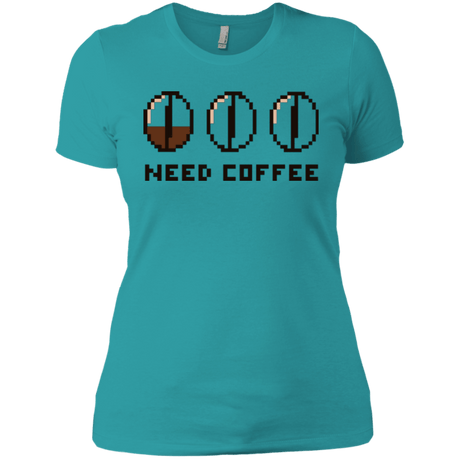 T-Shirts Tahiti Blue / X-Small Need Coffee Women's Premium T-Shirt