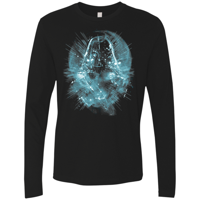 T-Shirts Black / Small Nefarious Nebula blue ink Men's Premium Long Sleeve