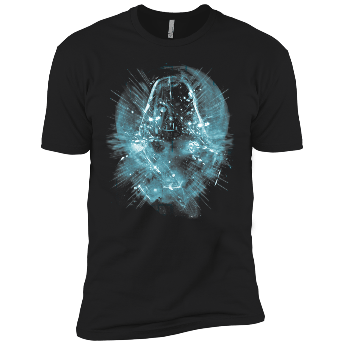 T-Shirts Black / X-Small Nefarious Nebula blue ink Men's Premium T-Shirt