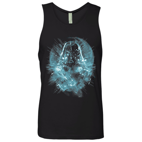 T-Shirts Black / Small Nefarious Nebula blue ink Men's Premium Tank Top