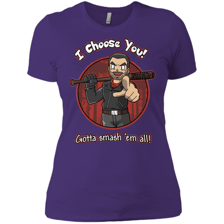 T-Shirts Purple / X-Small Negan Chooses You Women's Premium T-Shirt