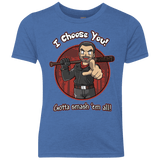 T-Shirts Vintage Royal / YXS Negan Chooses You Youth Triblend T-Shirt