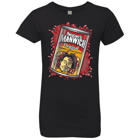 T-Shirts Black / YXS Negans Manwich Girls Premium T-Shirt