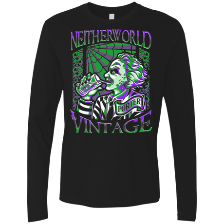T-Shirts Black / Small Neitherworld Vintage Men's Premium Long Sleeve