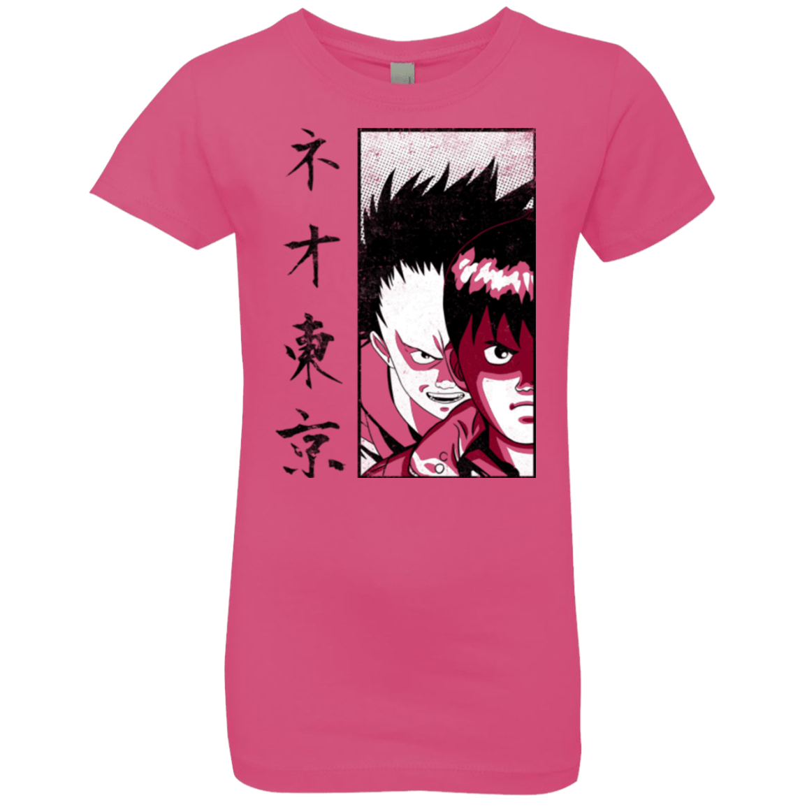 T-Shirts Hot Pink / YXS Neo Tokyo Girls Premium T-Shirt