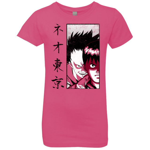 T-Shirts Hot Pink / YXS Neo Tokyo Girls Premium T-Shirt