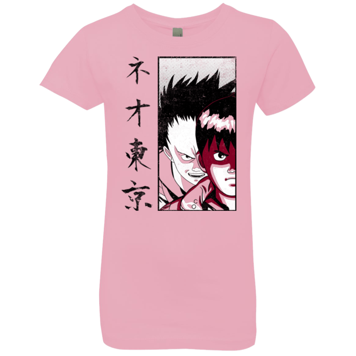 T-Shirts Light Pink / YXS Neo Tokyo Girls Premium T-Shirt