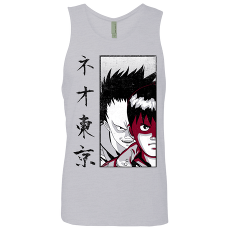 T-Shirts Heather Grey / Small Neo Tokyo Men's Premium Tank Top
