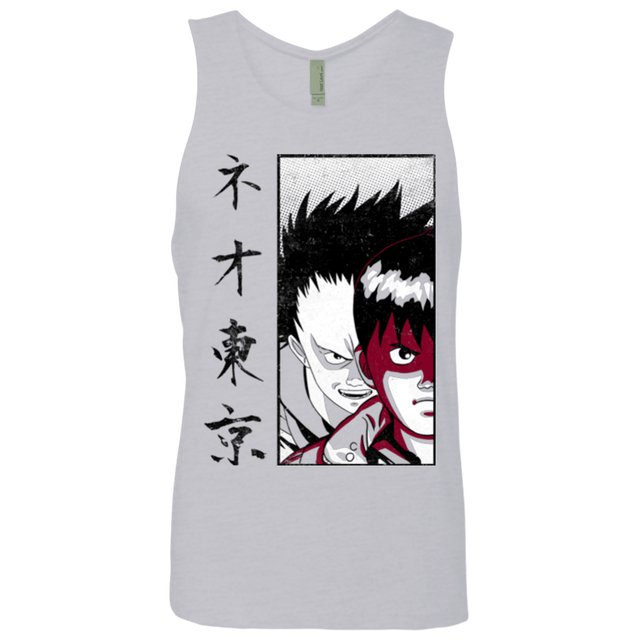 T-Shirts Heather Grey / Small Neo Tokyo Men's Premium Tank Top