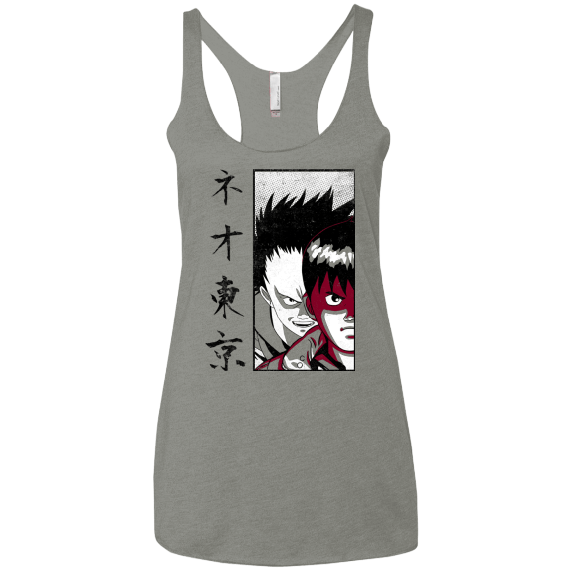 T-Shirts Venetian Grey / X-Small Neo Tokyo Women's Triblend Racerback Tank