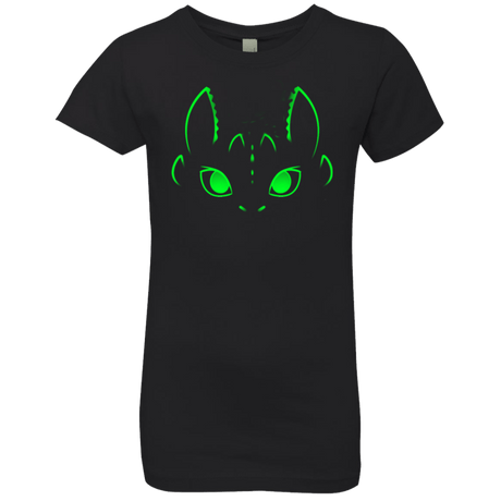 T-Shirts Black / YXS Neon Toothless Girls Premium T-Shirt