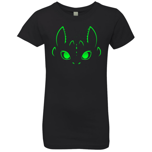 T-Shirts Black / YXS Neon Toothless Girls Premium T-Shirt