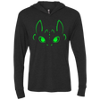 T-Shirts Vintage Black / X-Small Neon Toothless Triblend Long Sleeve Hoodie Tee