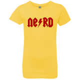 T-Shirts Vibrant Yellow / YXS NERD Girls Premium T-Shirt