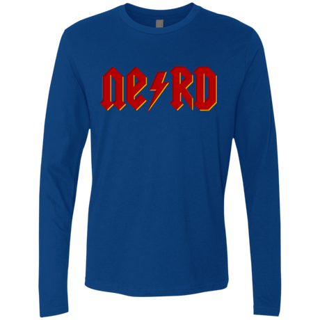 T-Shirts Royal / Small NERD Men's Premium Long Sleeve