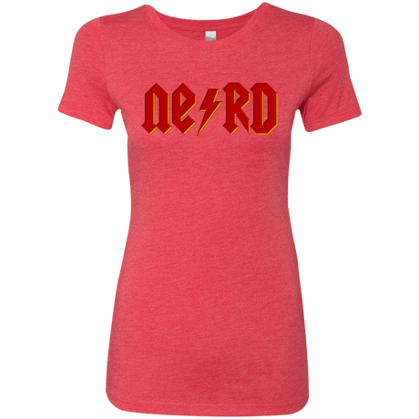 T-Shirts Vintage Red / Small NERD Women's Triblend T-Shirt