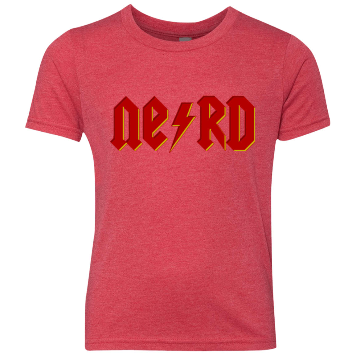 T-Shirts Vintage Red / YXS NERD Youth Triblend T-Shirt