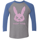 T-Shirts Premium Heather/ Vintage Royal / X-Small Nerf This Triblend 3/4 Sleeve