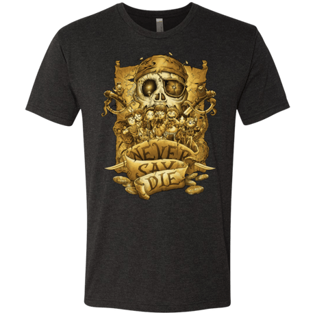 T-Shirts Vintage Black / Small Never Say Die Men's Triblend T-Shirt