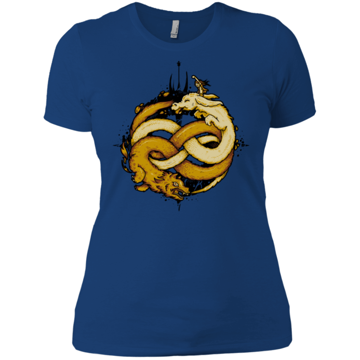 T-Shirts Royal / X-Small NEVERENDING FIGHT Women's Premium T-Shirt