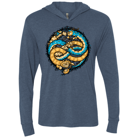 T-Shirts Indigo / X-Small NEVERENDING WONDERLAND Triblend Long Sleeve Hoodie Tee