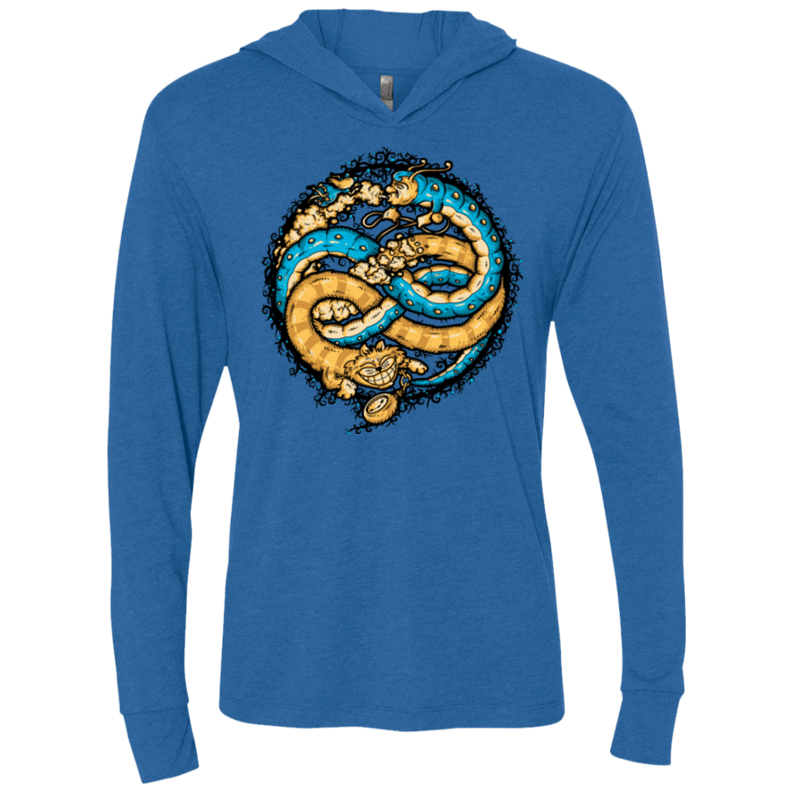 T-Shirts Vintage Royal / X-Small NEVERENDING WONDERLAND Triblend Long Sleeve Hoodie Tee