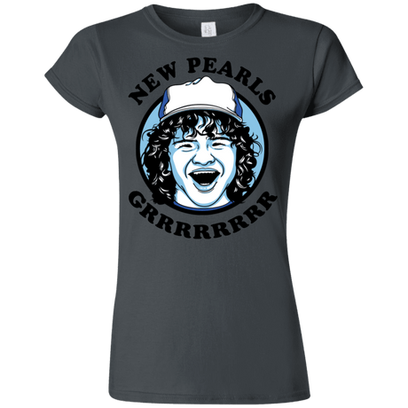 T-Shirts Charcoal / S New Pearls Junior Slimmer-Fit T-Shirt