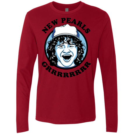 T-Shirts Cardinal / S New Pearls Men's Premium Long Sleeve