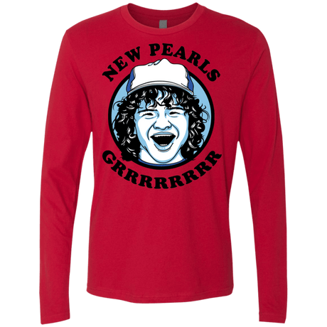 T-Shirts Red / S New Pearls Men's Premium Long Sleeve