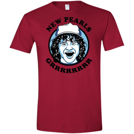 T-Shirts Cardinal Red / S New Pearls Men's Semi-Fitted Softstyle