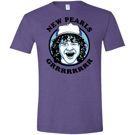 T-Shirts Heather Purple / S New Pearls Men's Semi-Fitted Softstyle