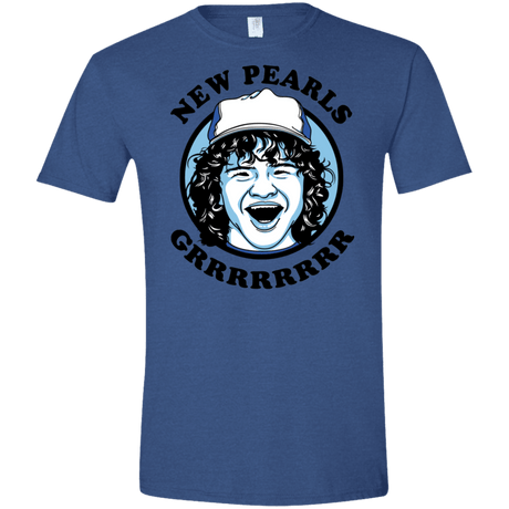 T-Shirts Heather Royal / X-Small New Pearls Men's Semi-Fitted Softstyle