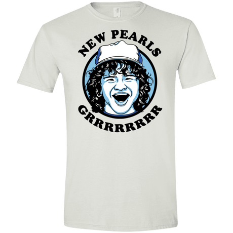 T-Shirts White / X-Small New Pearls Men's Semi-Fitted Softstyle