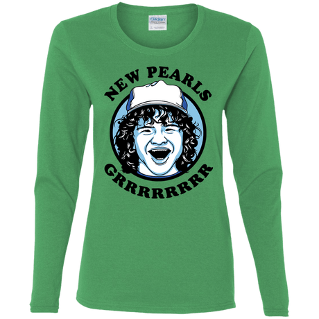 T-Shirts Irish Green / S New Pearls Women's Long Sleeve T-Shirt