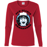 T-Shirts Red / S New Pearls Women's Long Sleeve T-Shirt