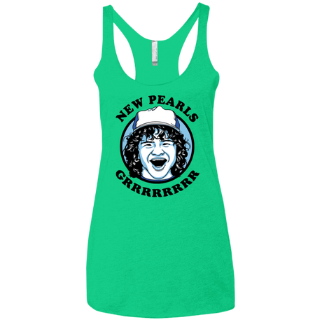 T-Shirts Envy / X-Small New Pearls Women's Triblend Racerback Tank