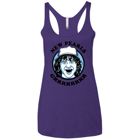 T-Shirts Purple Rush / X-Small New Pearls Women's Triblend Racerback Tank
