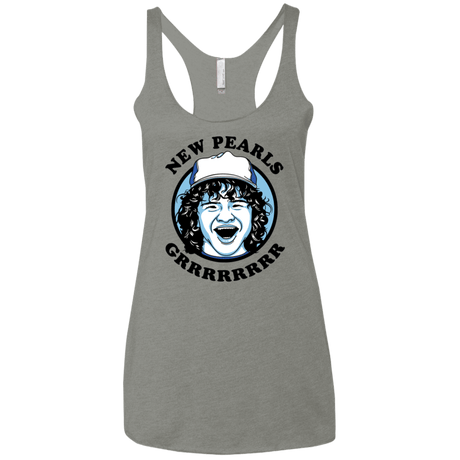 T-Shirts Venetian Grey / X-Small New Pearls Women's Triblend Racerback Tank