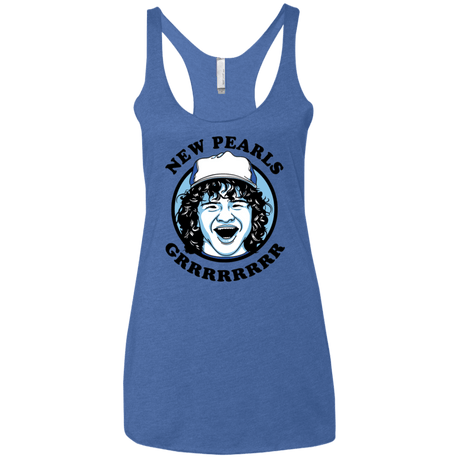 T-Shirts Vintage Royal / X-Small New Pearls Women's Triblend Racerback Tank