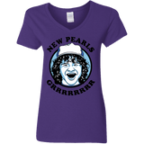 T-Shirts Purple / S New Pearls Women's V-Neck T-Shirt