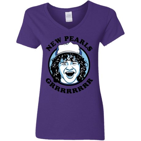 T-Shirts Purple / S New Pearls Women's V-Neck T-Shirt