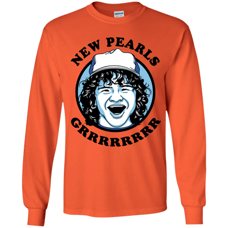 T-Shirts Orange / YS New Pearls Youth Long Sleeve T-Shirt
