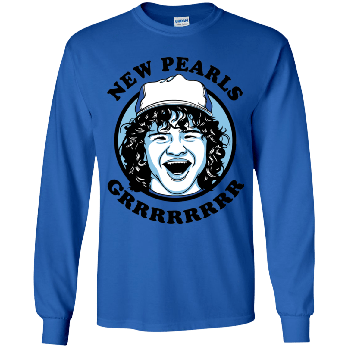 T-Shirts Royal / YS New Pearls Youth Long Sleeve T-Shirt