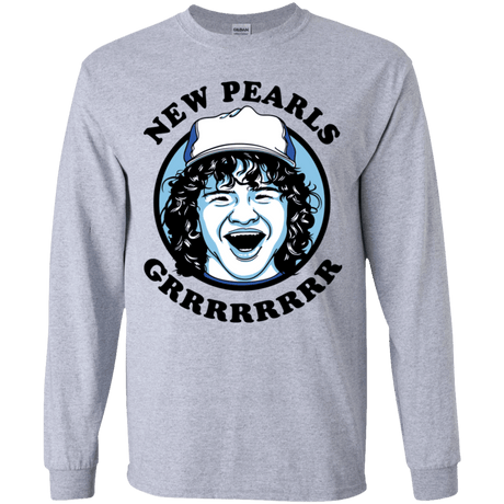 T-Shirts Sport Grey / YS New Pearls Youth Long Sleeve T-Shirt