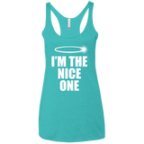 T-Shirts Tahiti Blue / X-Small Nice One Women's Triblend Racerback Tank