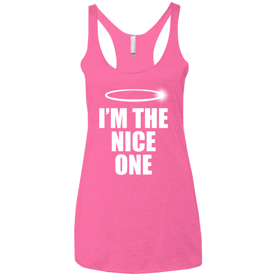 T-Shirts Vintage Pink / X-Small Nice One Women's Triblend Racerback Tank