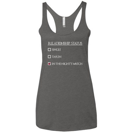T-Shirts Premium Heather / X-Small Night watchs Women's Triblend Racerback Tank