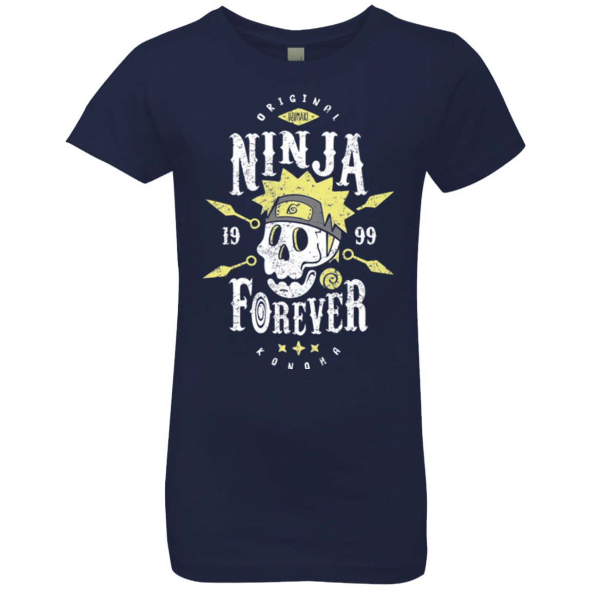 T-Shirts Midnight Navy / YXS Ninja Forever Girls Premium T-Shirt